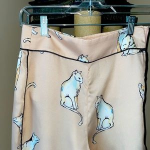 Zara Cat Print Pants